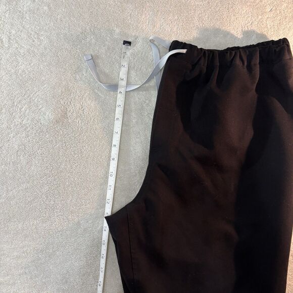 FIGS Technical Collection Scrub Pants Sz XL BLACK STRAIGHT LEG Scrubs Women - Picture 5 of 8